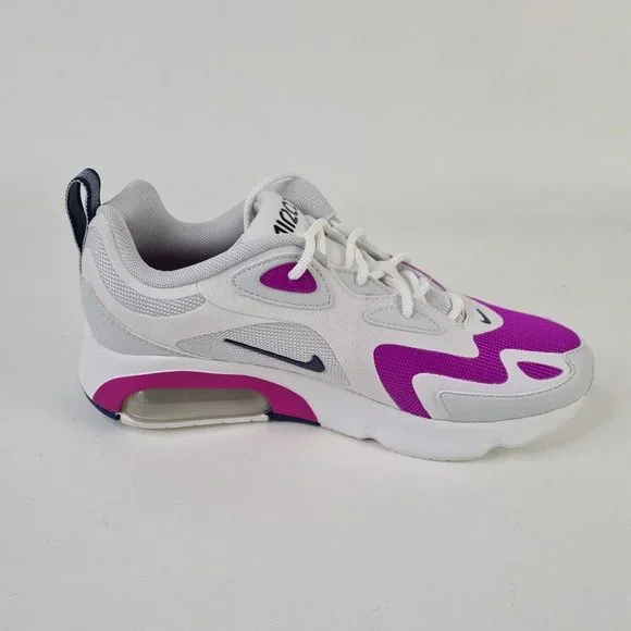 Nike Air Max 200 Women Running Atlhetic Shoes Photon Purple - Picture 3 of 12